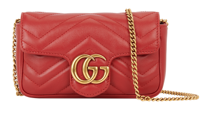 Super Mini GG Marmont Matelasse, front view
